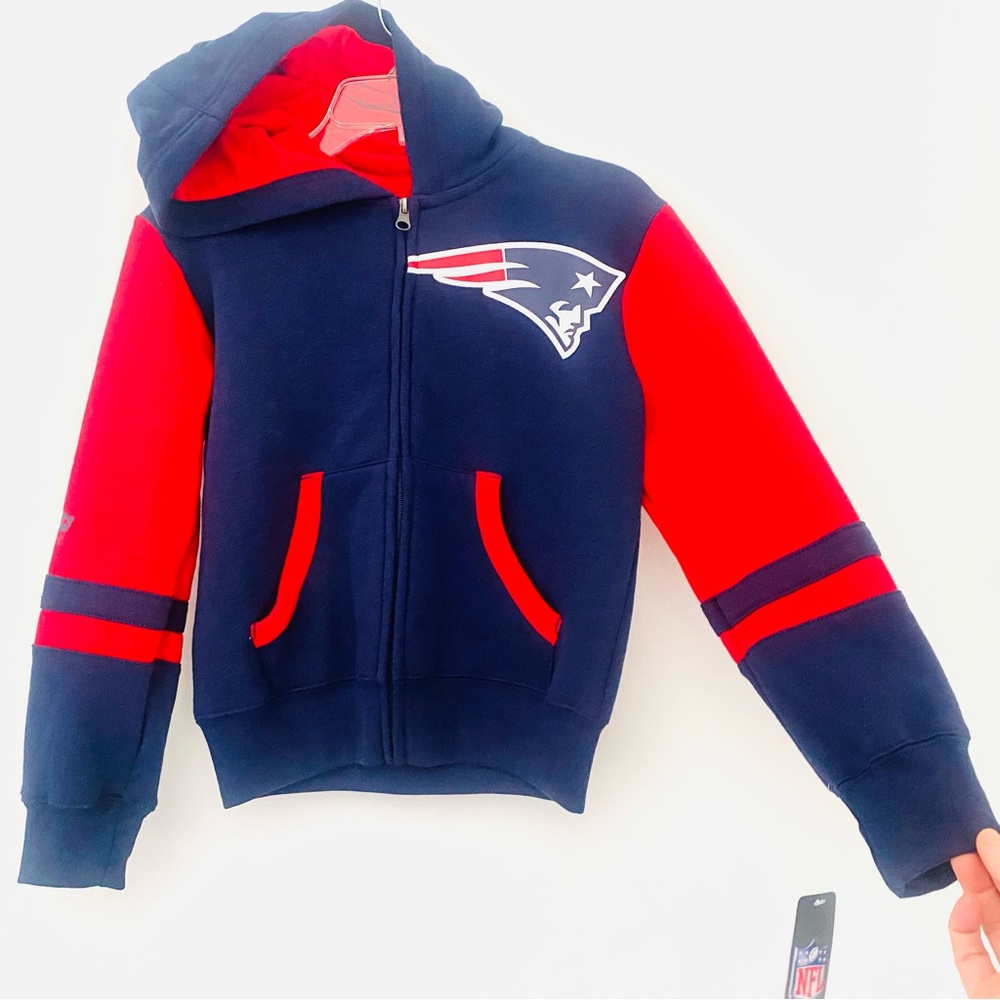 New🏈NFL “New England Patriots” Hoodie Jacket SZ L